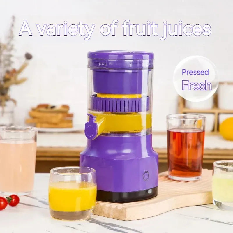Electric Orange Juicer Lemon Juicer Squeezer Usb Rechargeable Citrus Juicer Machines Usb Rechargeable Portable Blender Kitchen Gadgets - Bellarte Enchanté Electric Orange Juicer Lemon Juicer Squeezer Usb Rechargeable Citrus Juicer Machines Usb Rechargeable Portable Blender Kitchen Gadgets